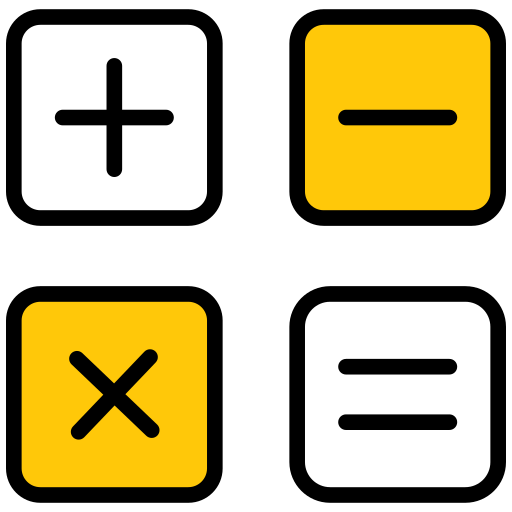 matemáticas Generic color lineal-color icono