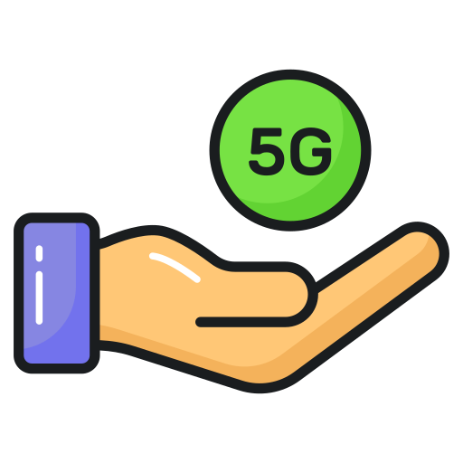 5g Generic color lineal-color icon