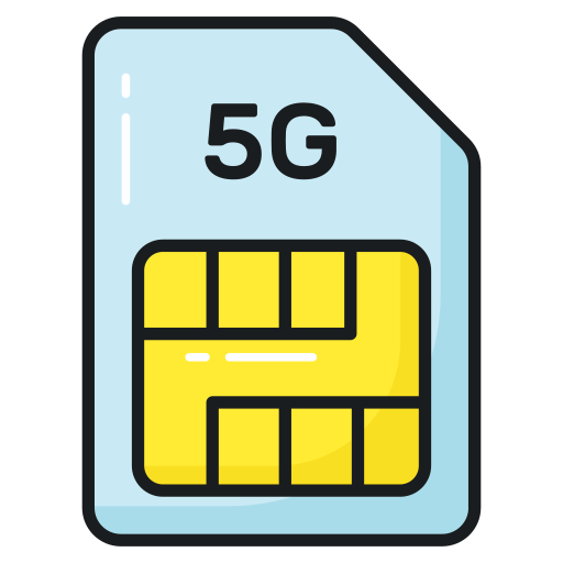 sim karte Generic color lineal-color icon