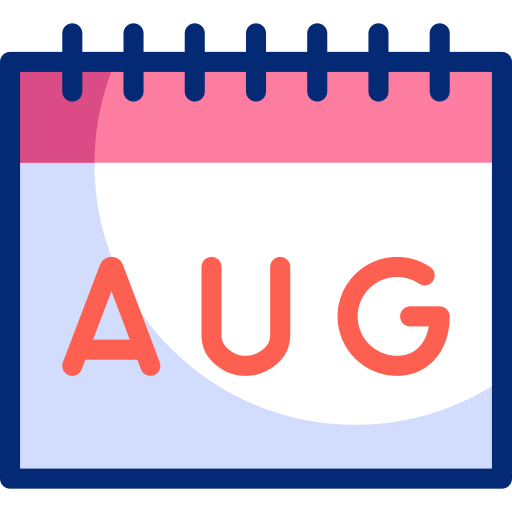 agosto Basic Accent Lineal Color icono