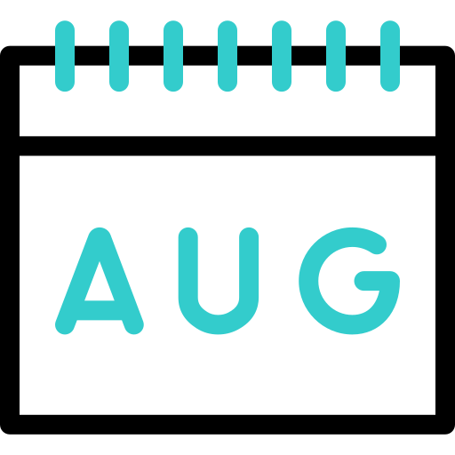 august Basic Accent Outline icon