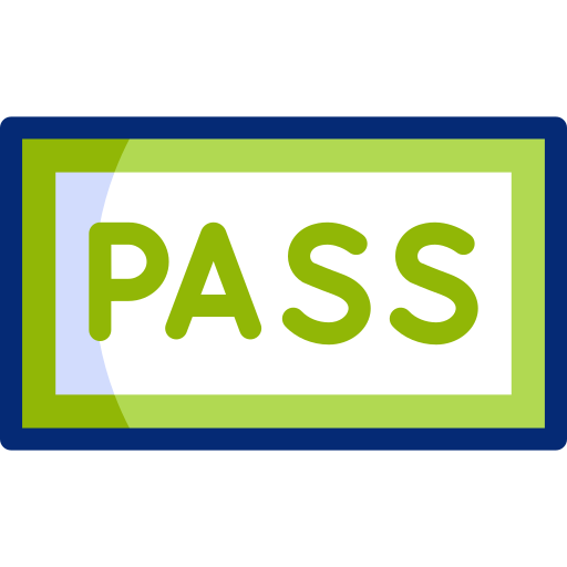 Pass Basic Accent Lineal Color icon