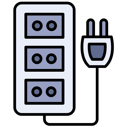 Extension cord Generic color lineal-color icon