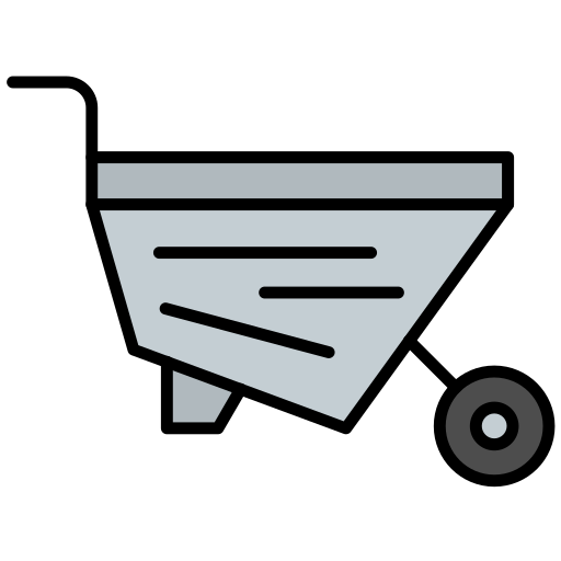 Wheelbarrow Generic color lineal-color icon