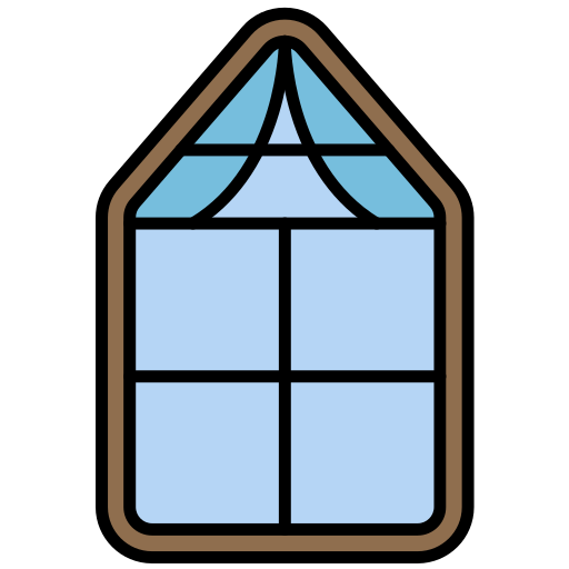marco de la ventana Generic color lineal-color icono
