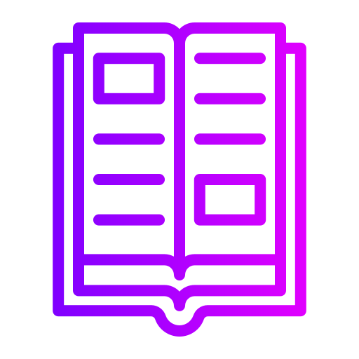 libro aperto Generic gradient outline icona