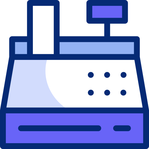 Cash register Basic Accent Lineal Color icon