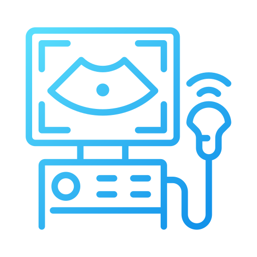 máquina de ultrasonido Generic gradient outline icono