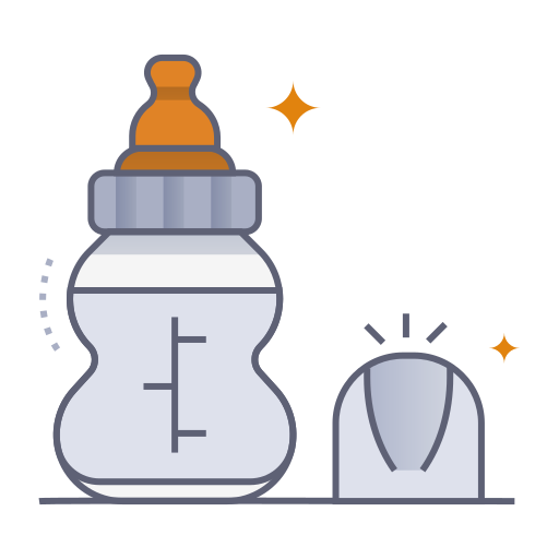 butelka dla dziecka Generic gradient lineal-color ikona