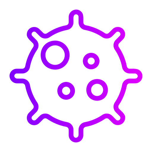 corona virus Generic gradient outline icona