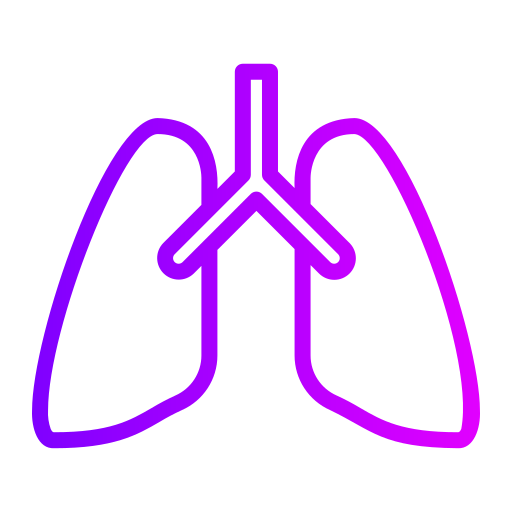 poumons Generic gradient outline Icône