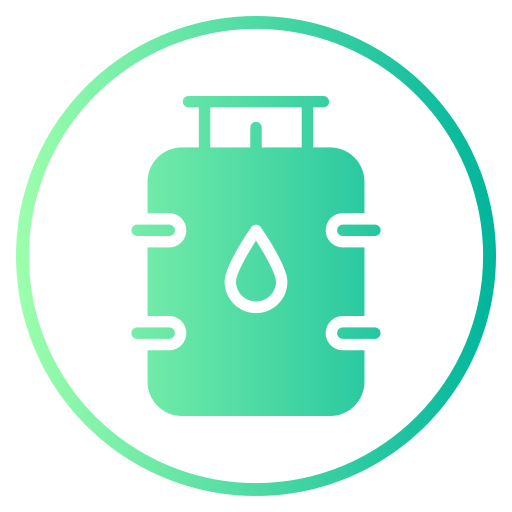 Gas cylinder Generic gradient fill icon