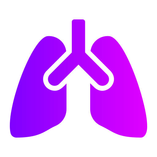 肺 Generic gradient fill icon