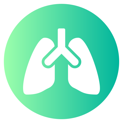 肺 Generic gradient fill icon