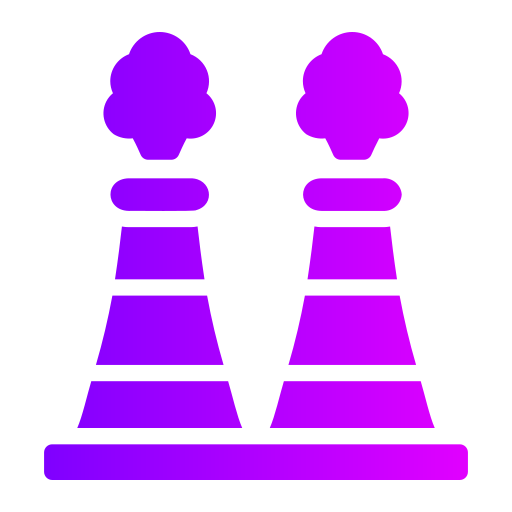 centrale nucleare Generic gradient fill icona