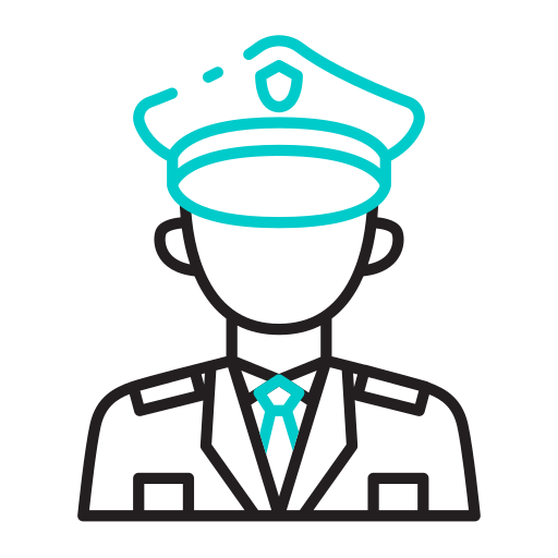 Полиция Generic color outline иконка