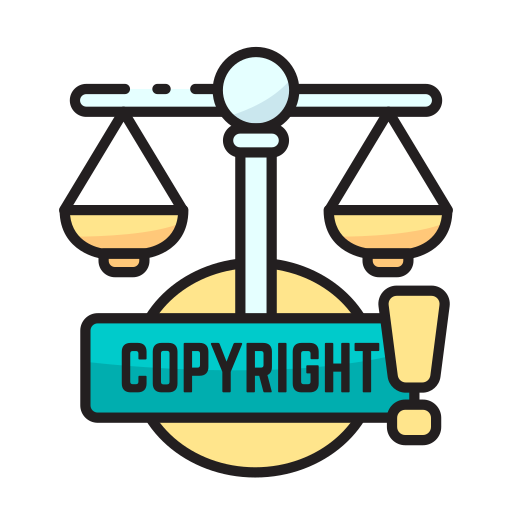 legge sul copyright Generic color lineal-color icona