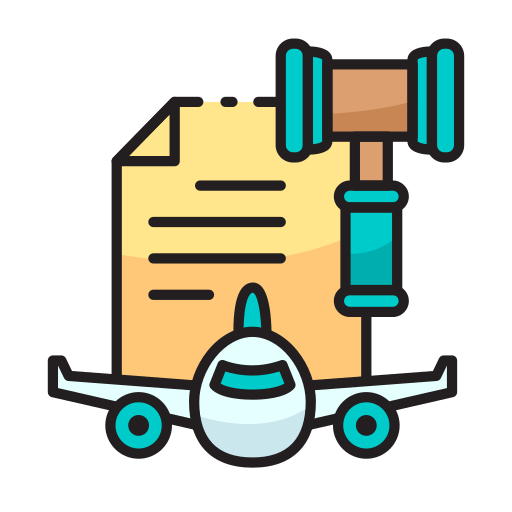 Aviation law Generic color lineal-color icon