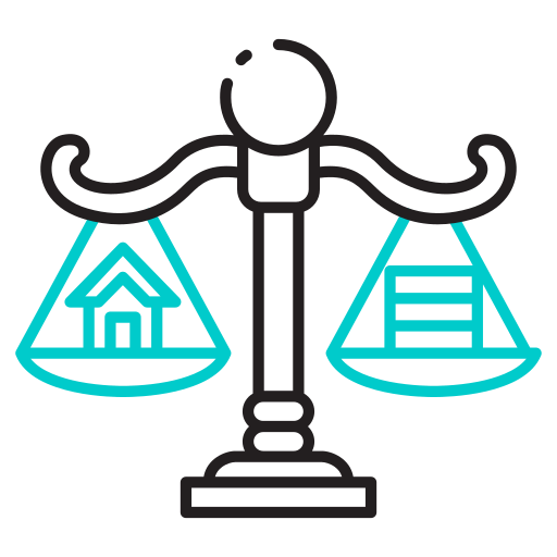 derecho inmobiliario Generic color outline icono