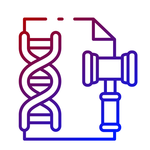 ДНК-тест Generic gradient outline иконка