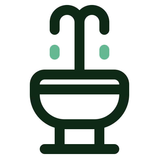 Fountain Generic color outline icon