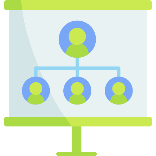 Organizational chart Generic color fill icon