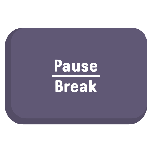 Pause break Generic color fill icon