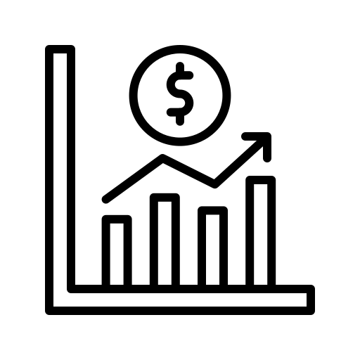 お金の増加 Generic black outline icon