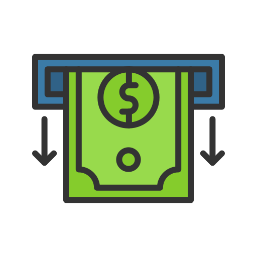 Cash machine Generic color lineal-color icon