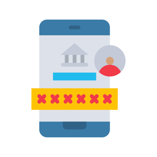 mobile banking Generic color fill icon