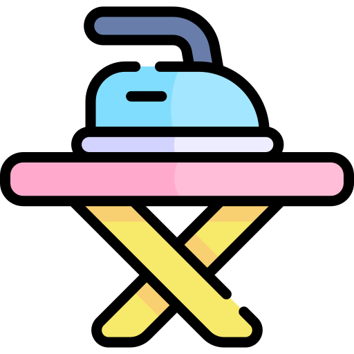 Ironing Kawaii Lineal color icon