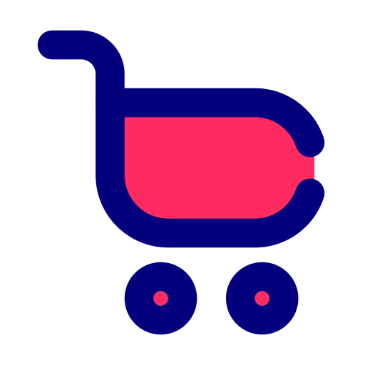 wózek sklepowy Generic color lineal-color ikona