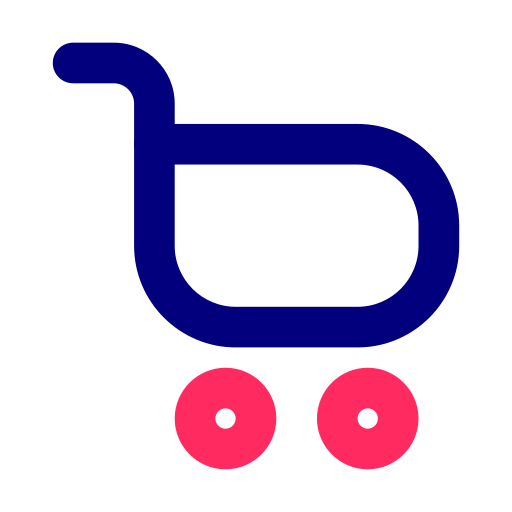 wózek sklepowy Generic color outline ikona