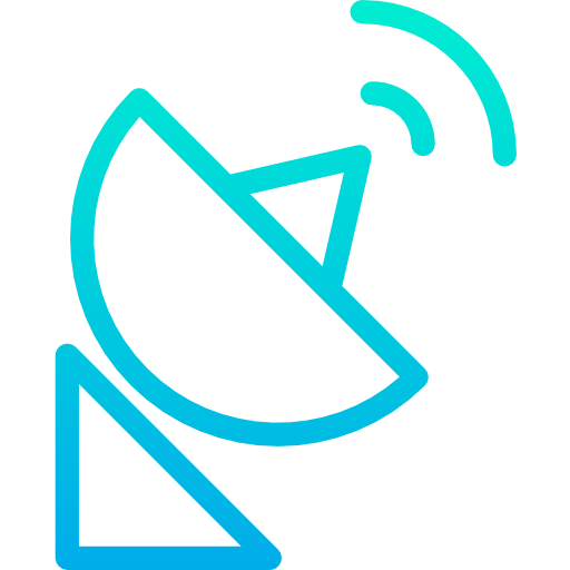 antena parabólica Kiranshastry Gradient icono