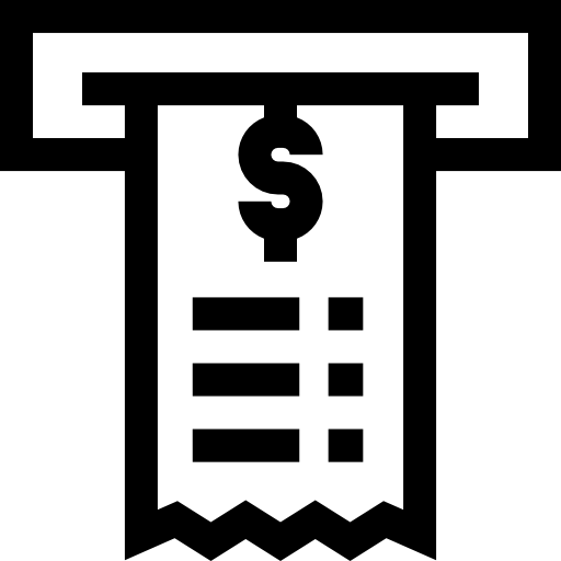kassenbon Basic Straight Lineal icon