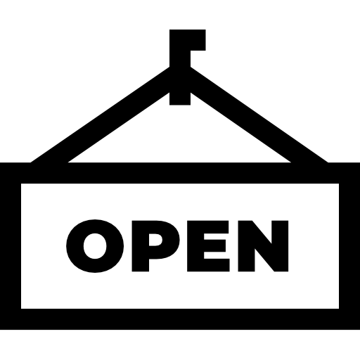 open Basic Straight Lineal icoon