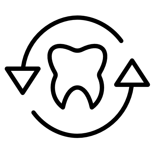 diente Kiranshastry Lineal icono