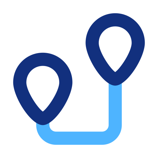 route Generic color outline icon