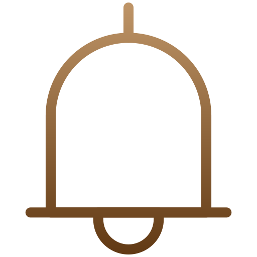 Notification bell Generic gradient outline icon