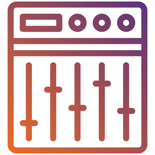 イコライザ Generic gradient outline icon