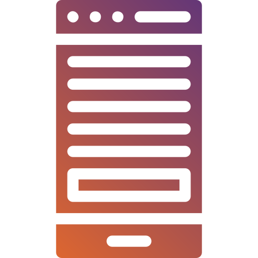 mobile Generic gradient fill Icône