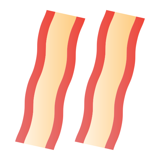 bacon Generic gradient fill icona