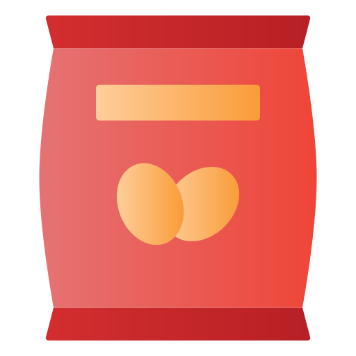 Chips Generic gradient fill icon