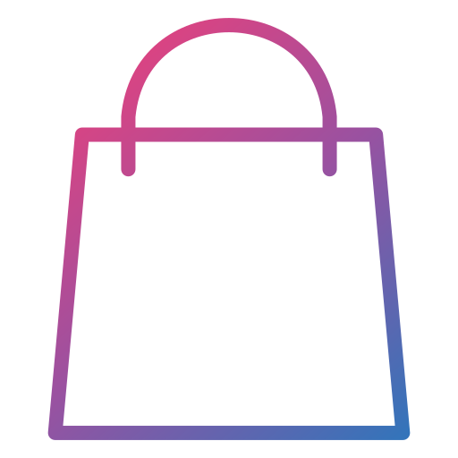 sac de courses Generic gradient outline Icône