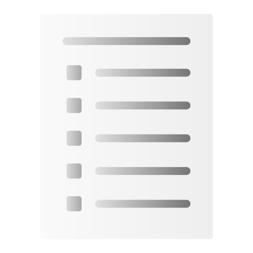 Shopping list Generic gradient fill icon