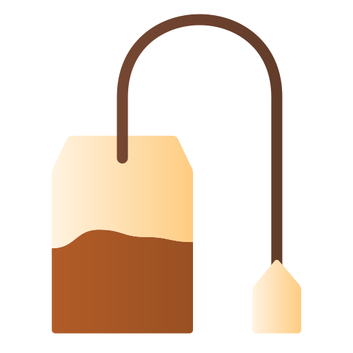 Tea bag Generic gradient fill icon