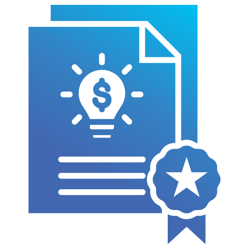 Intangible asset Generic gradient fill icon