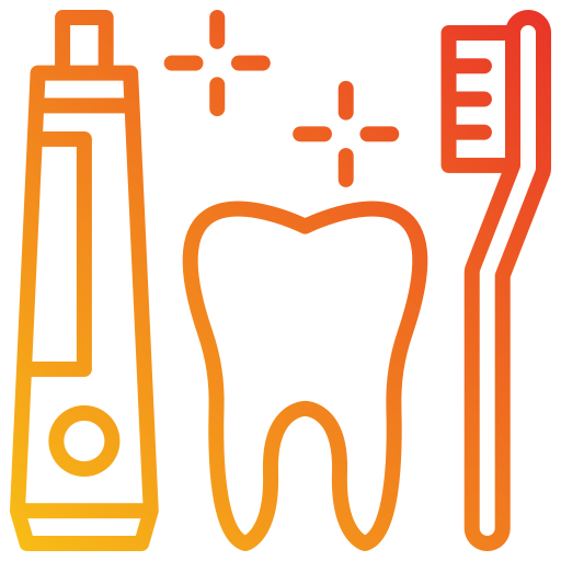 higiena dentystyczna Generic gradient outline ikona