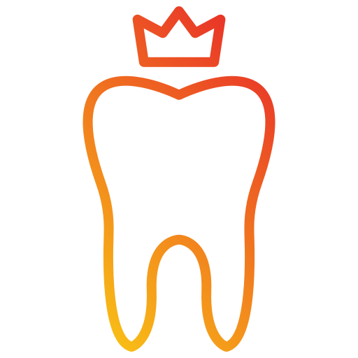 Dental crown Generic gradient outline icon