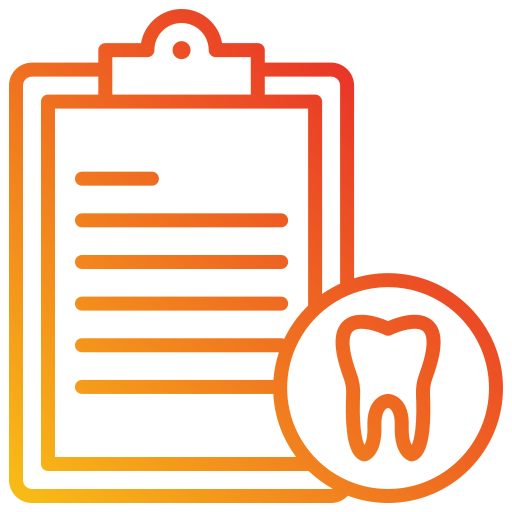 dokumentacja dentystyczna Generic gradient outline ikona